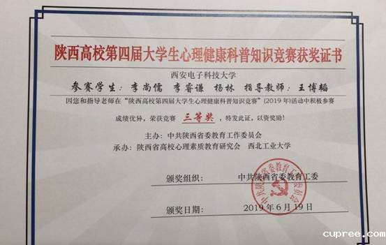 心理健康科普知识竞赛奖